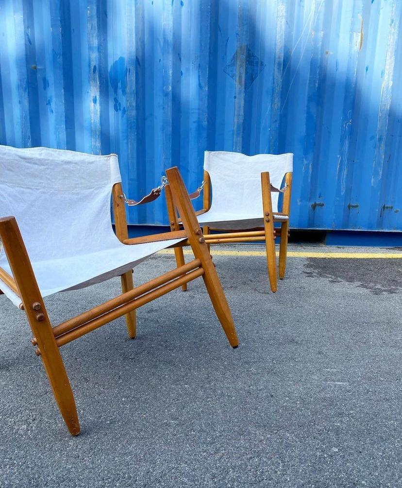 'Oasis' Safari Chairs by Franco Legler for Zanotta, 1968, Italy For Sale 1