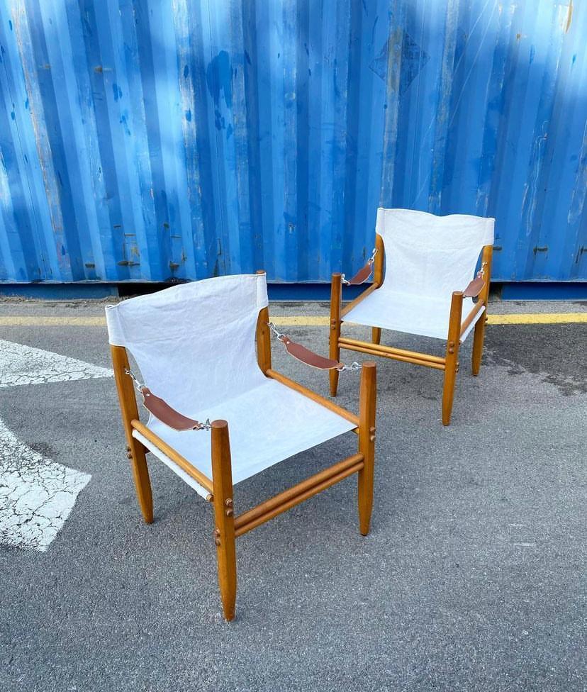 'Oasis' Safari Chairs by Franco Legler for Zanotta, 1968, Italy 2