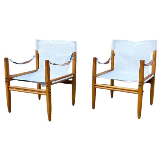 'Oasis' Safari Chairs by Franco Legler for Zanotta, 1968, Italy For Sale