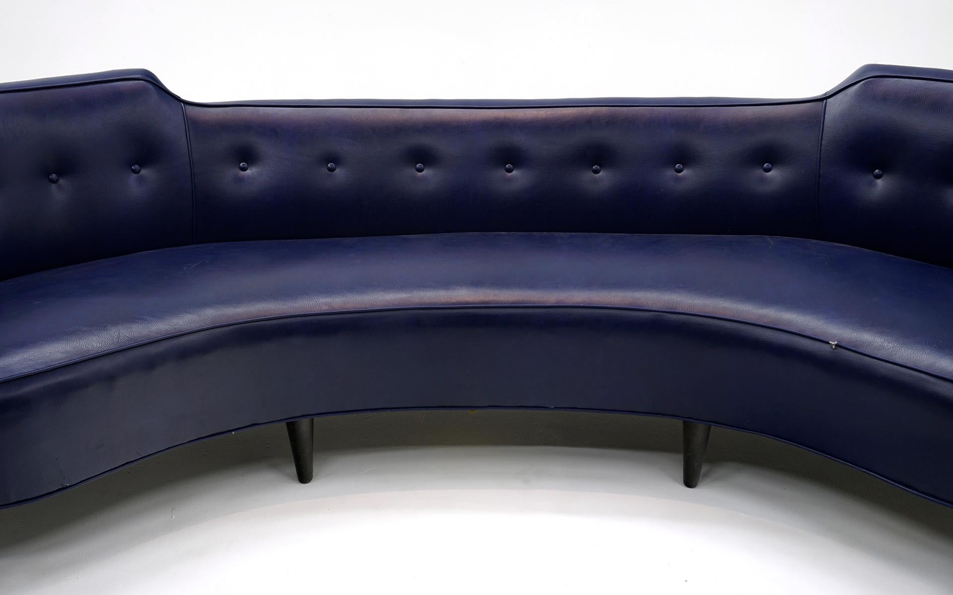 Américain Sofa Oasis par Edward Wormley pour Dunbar.  Très rare.  Prix pour le remeublement. en vente