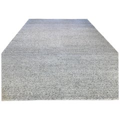 Oatmeal Braided Wool Area Rug