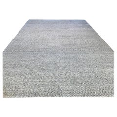 Oatmeal Braided Wool Area Rug