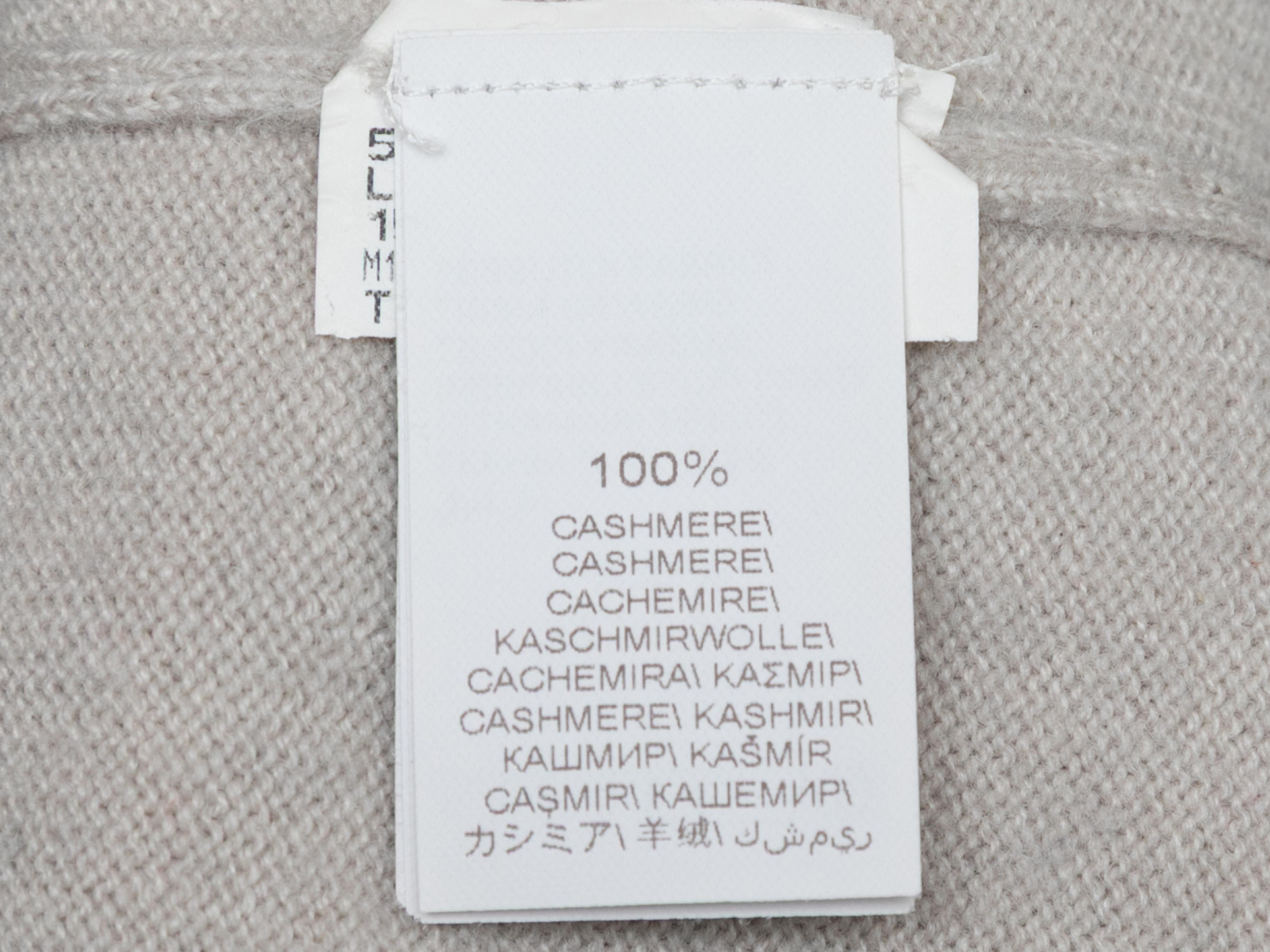 Oatmeal Brunello Cucinelli Cashmere & Silk Layered Dress Size US S For Sale 2