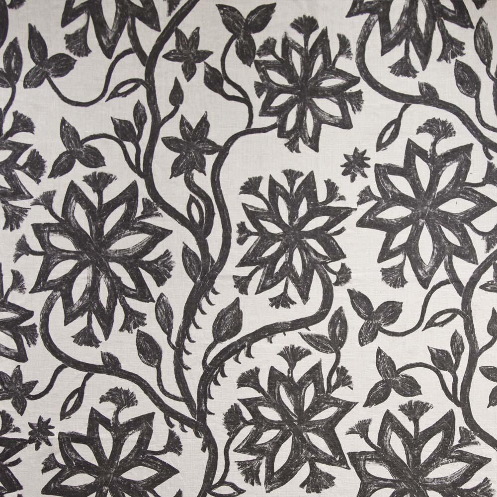Indien Lin avoine, Collection S, Fleur (Tissu au mètre) en vente