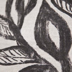 Oatmeal Linen, Khovar Collection'S, Leaf (Meterware)