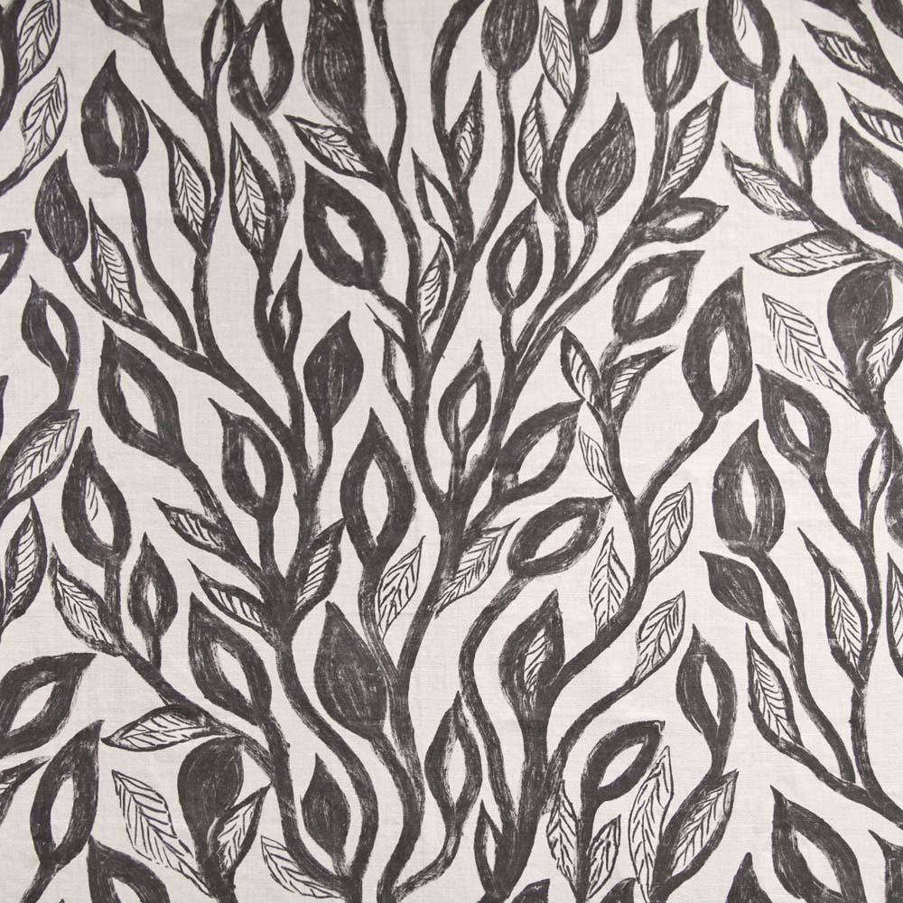 Indien Lin avoine, Collection S, Leaf (Tissu au mètre) en vente