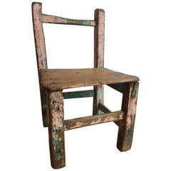 Retro Oaxaca Child's Chair Wood, 1960s