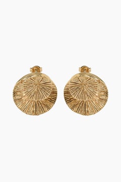 Oaxaca Earrings in 22k Gold Plated Bronze by SOPHIE SIMONE DESIGNS