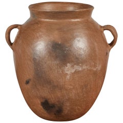 Oaxacan Clay Urn with Double Handles