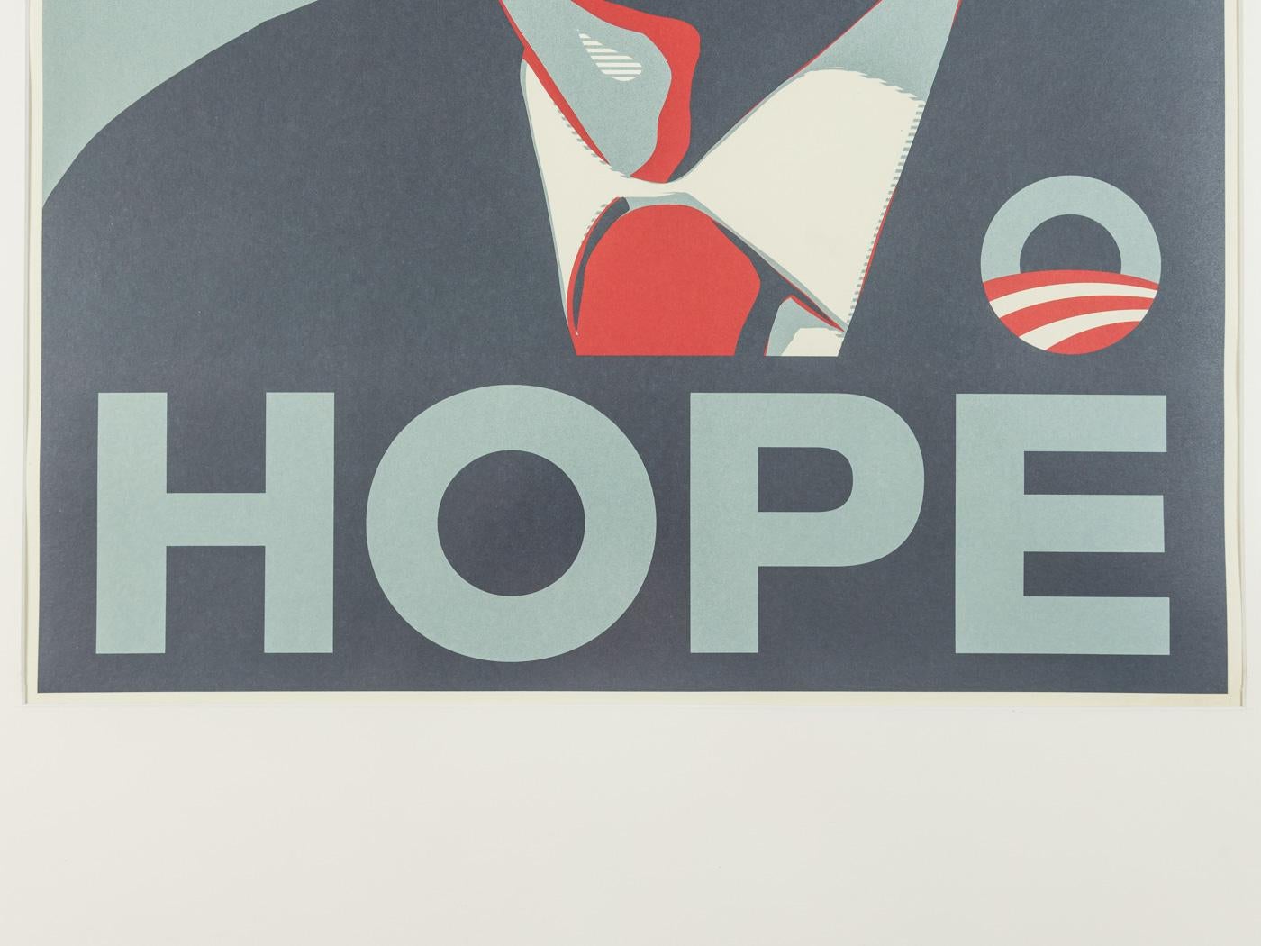 Obama „Hope“ Wahlplakat 2008 Hirte Fairey im Angebot 1