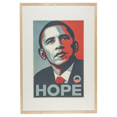 Obama "Hope" Election Poster 2008 Shepherd Fairey