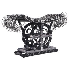 Obe, Rattan Stool a Reinterpretation of the African Ashanti Stool