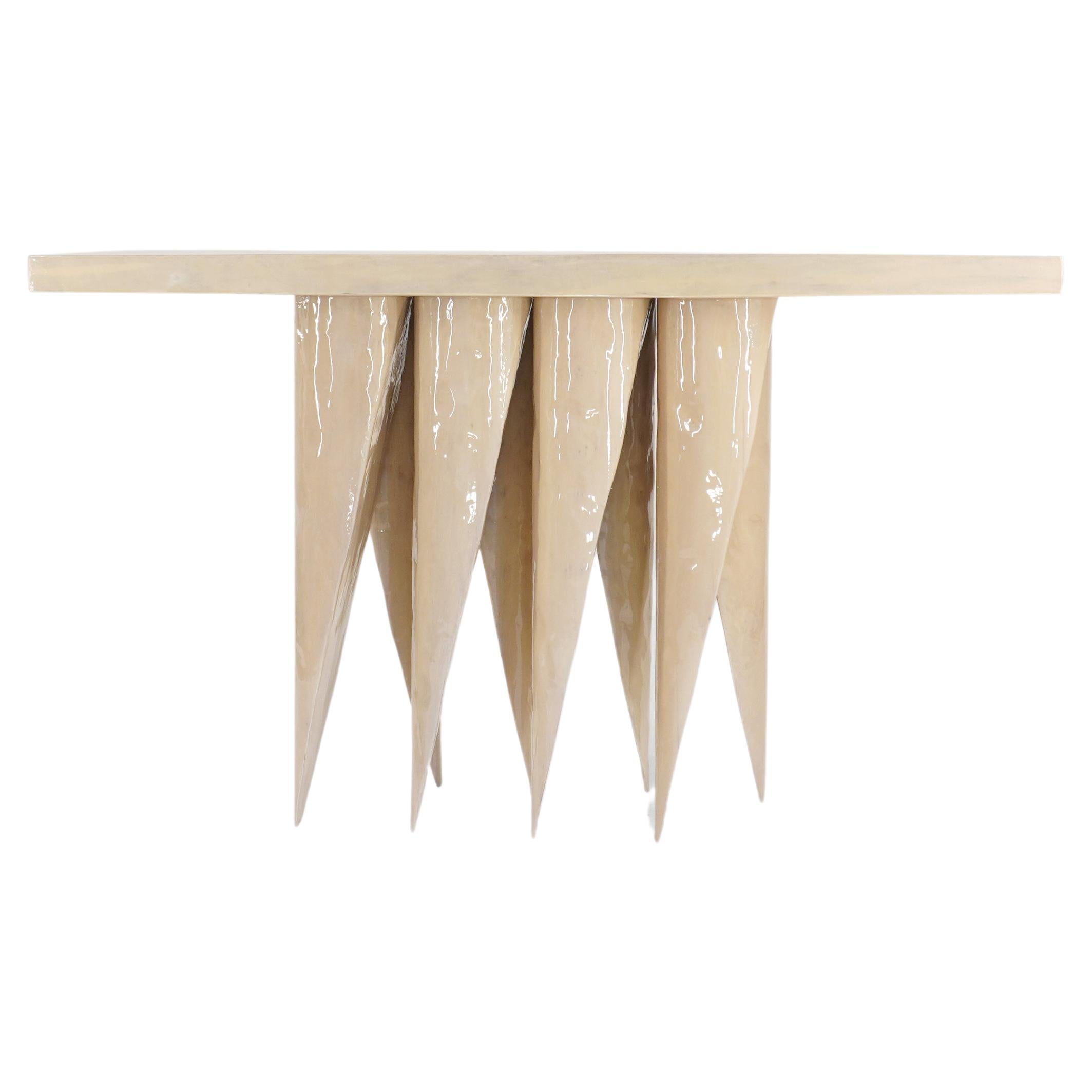 Obeisance Console Table by Henry D'ath