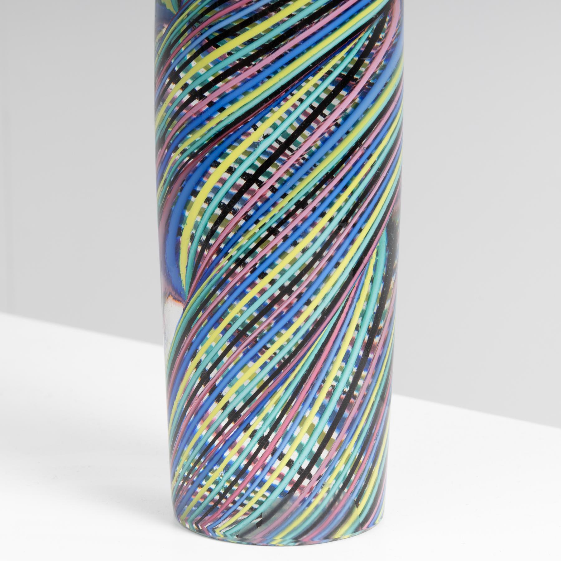 Italian Murano Glass obelisk by Paolo Venini, Venini Murano Italy For Sale