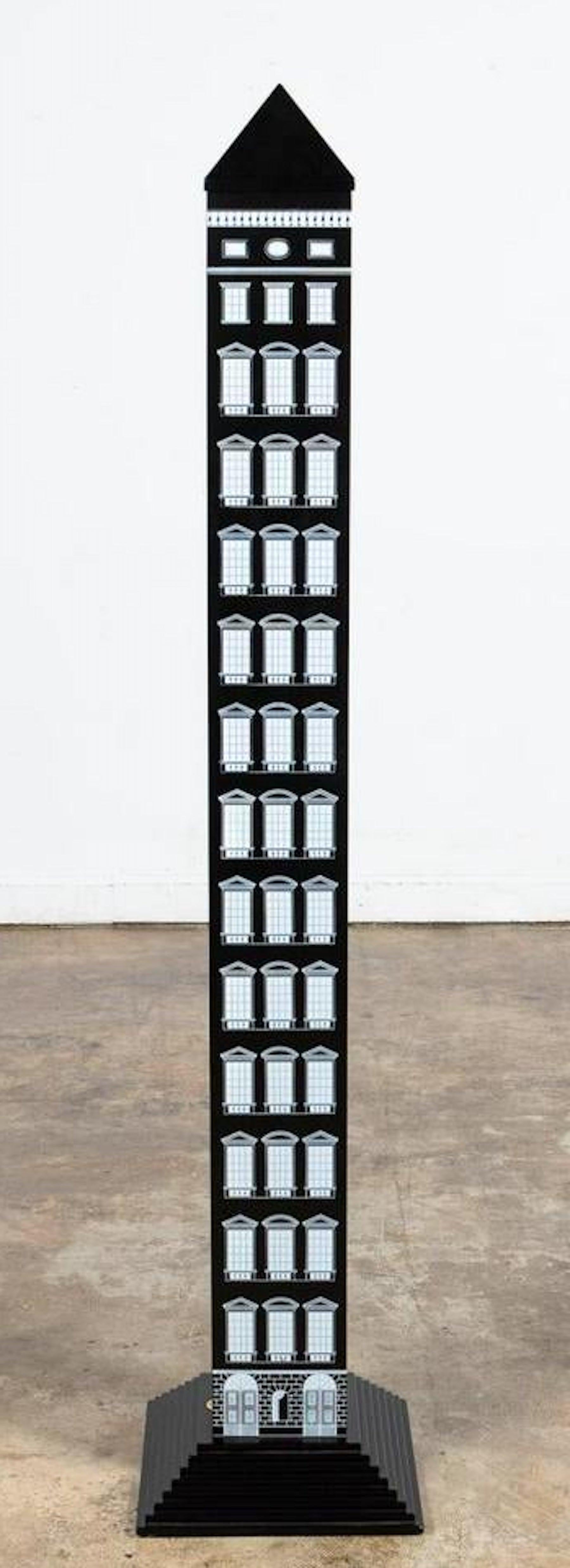 Italian Obelisk Étagère/ Shelf 'Architettura' by Fornasetti