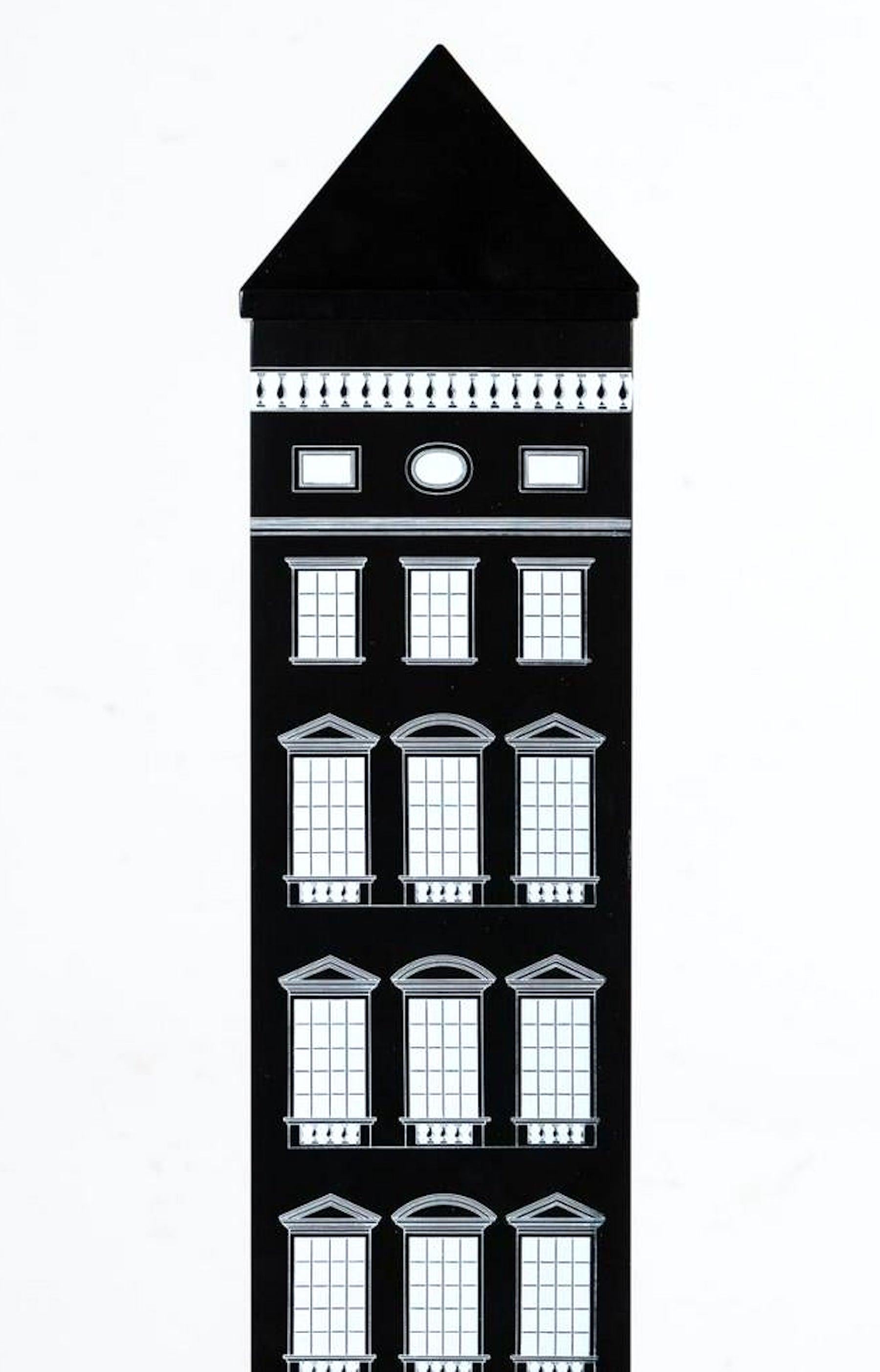 Obelisk Étagère/ Shelf 'Architettura' by Fornasetti In Good Condition In West Palm Beach, FL