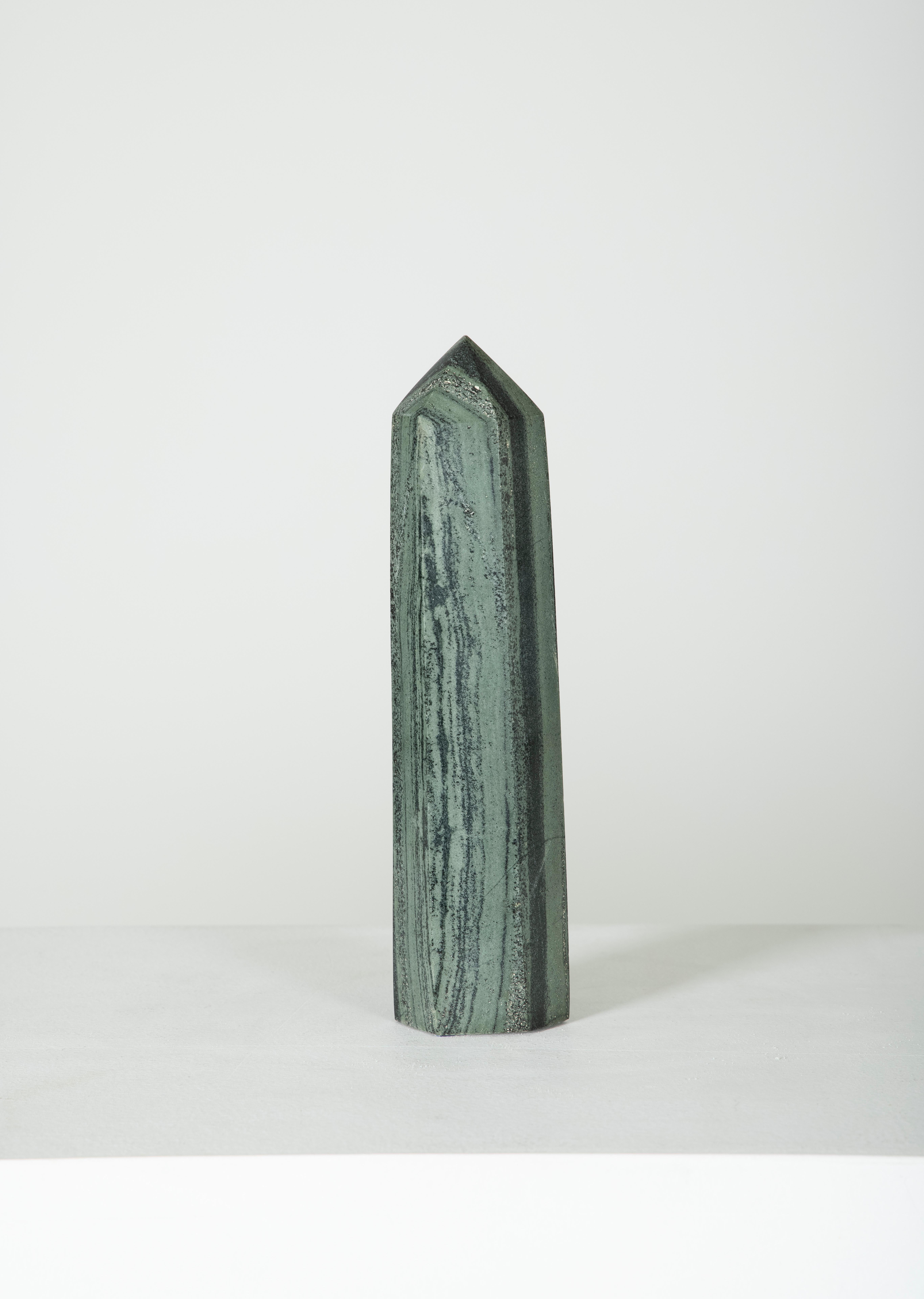 Mid-Century Modern Obelisk Kambaba Striped