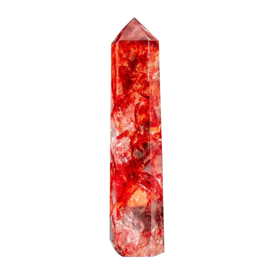 Obelisk – Red Quartz Fire