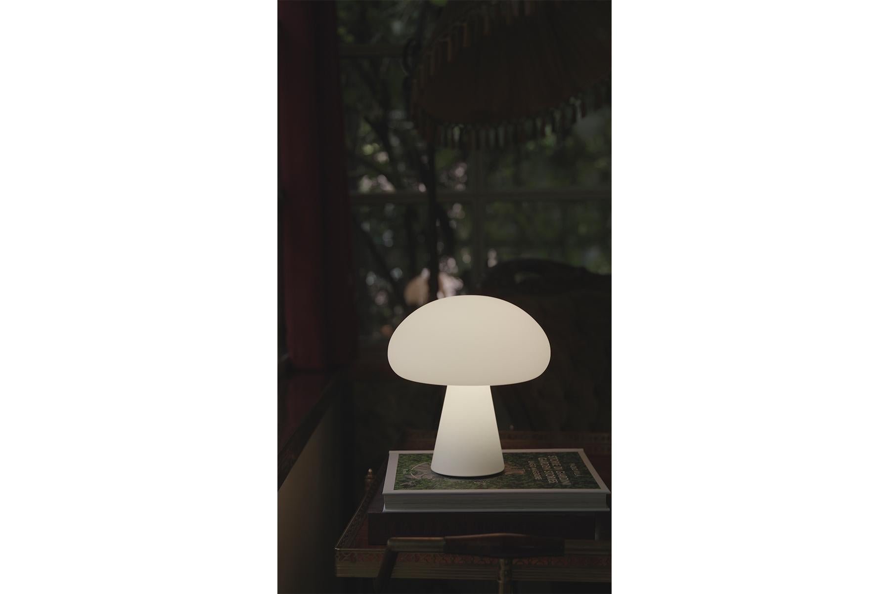 Obello Table Lamp, Frosted Glass For Sale 5