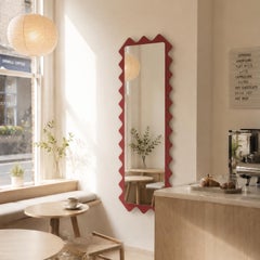 Oberig 103 – Narrow Sunburst Mirror – Spiked Frame Mirror by Oitoproducts