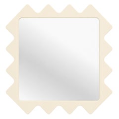 Oberig 44 Sculptural Wall Beige Mirror Sunburst-Inspired by Ukrainian Heritage