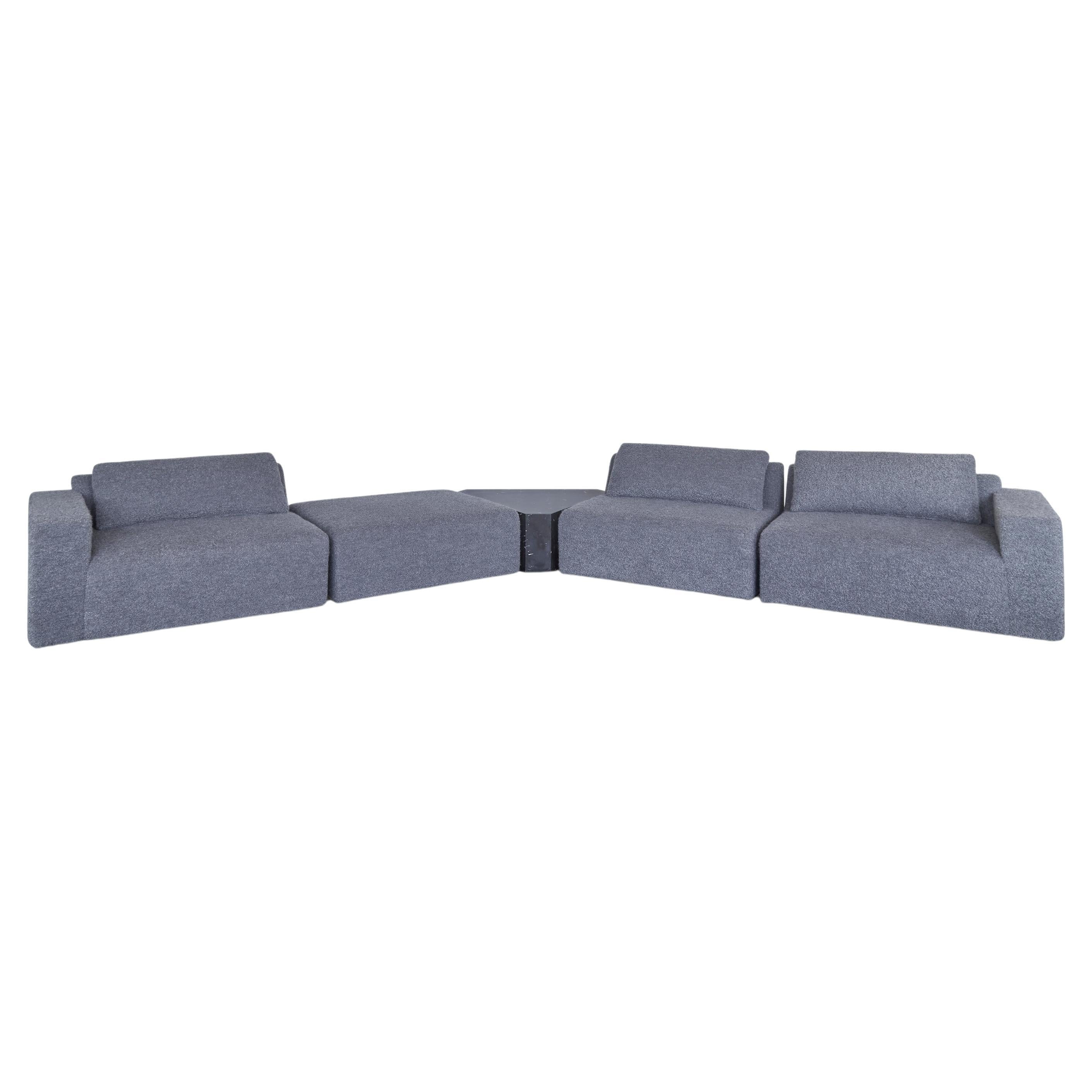 Oberon Sectional Sofa by Atra For Sale