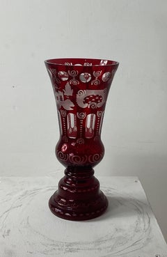 Oberstdorfer Glashütte - Egermann Antique Glass Vase