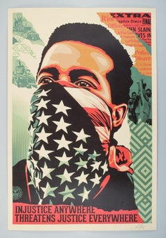 Obey, Shepard Fairey '1970', "Injustice Anywhere Threatens Justice Everywhere"
