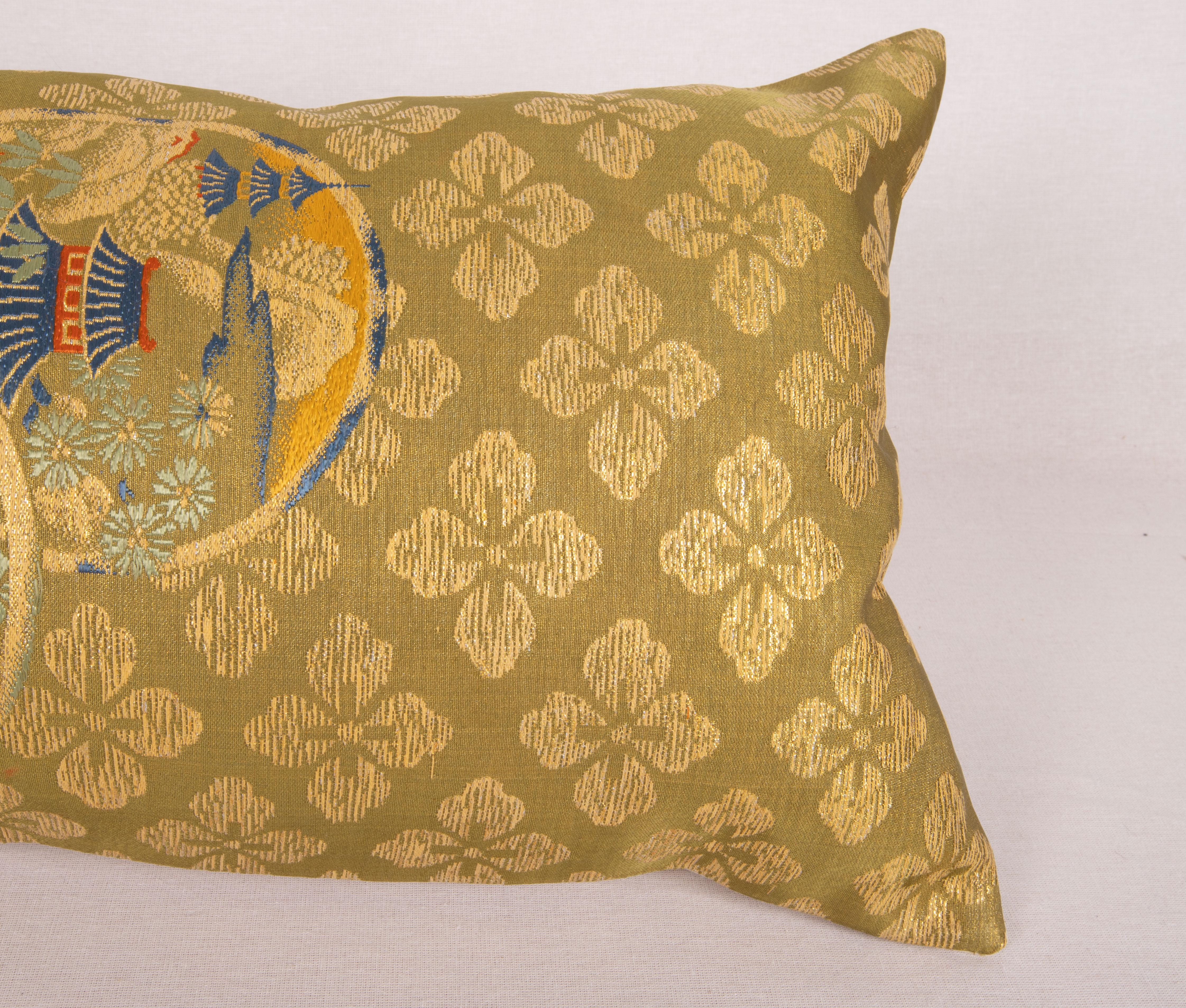 Obi Pillow Cover, Japan, Mid 20th C. In Good Condition In Istanbul, TR