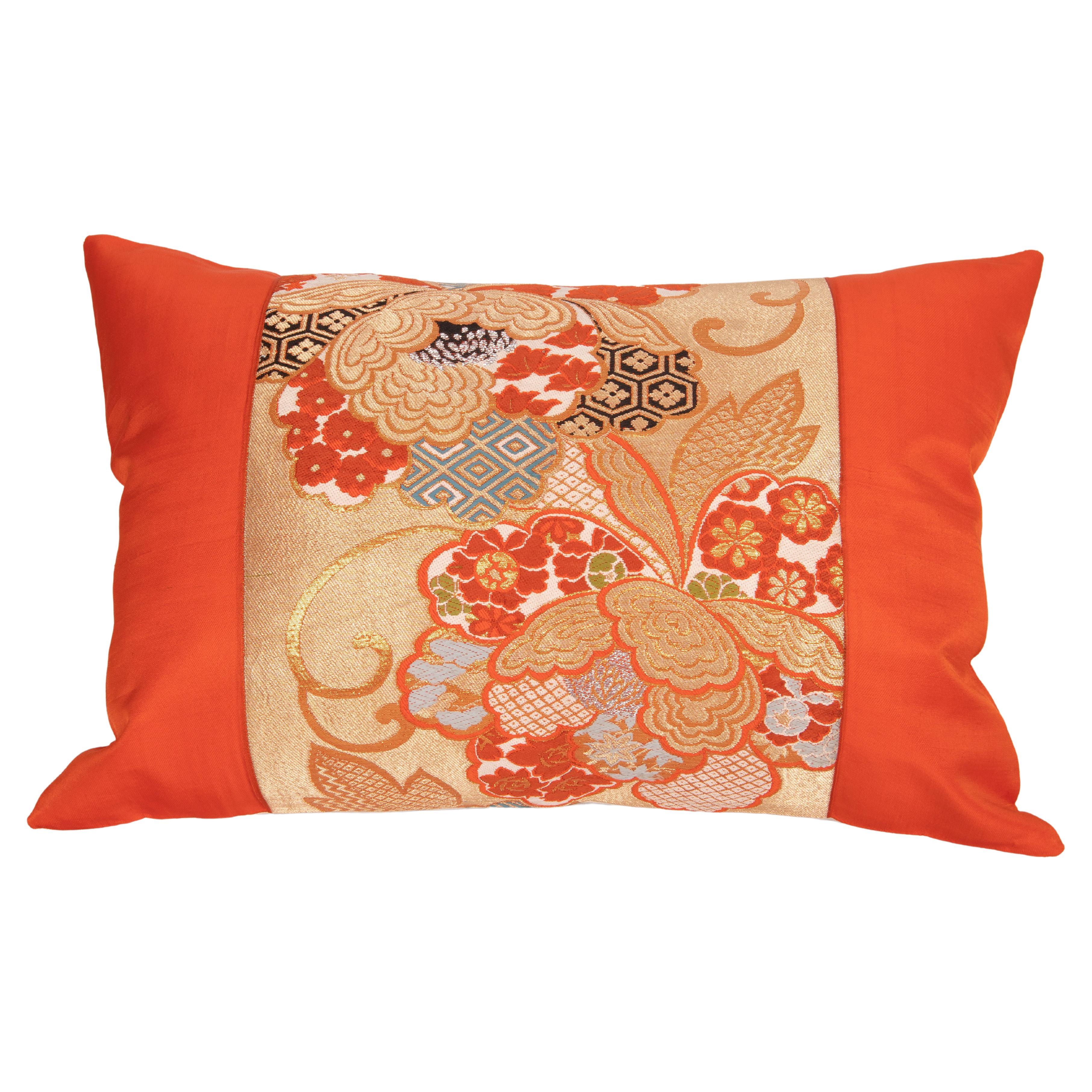 Obi Pillow Cover, Japan, Mid 20th C. For Sale