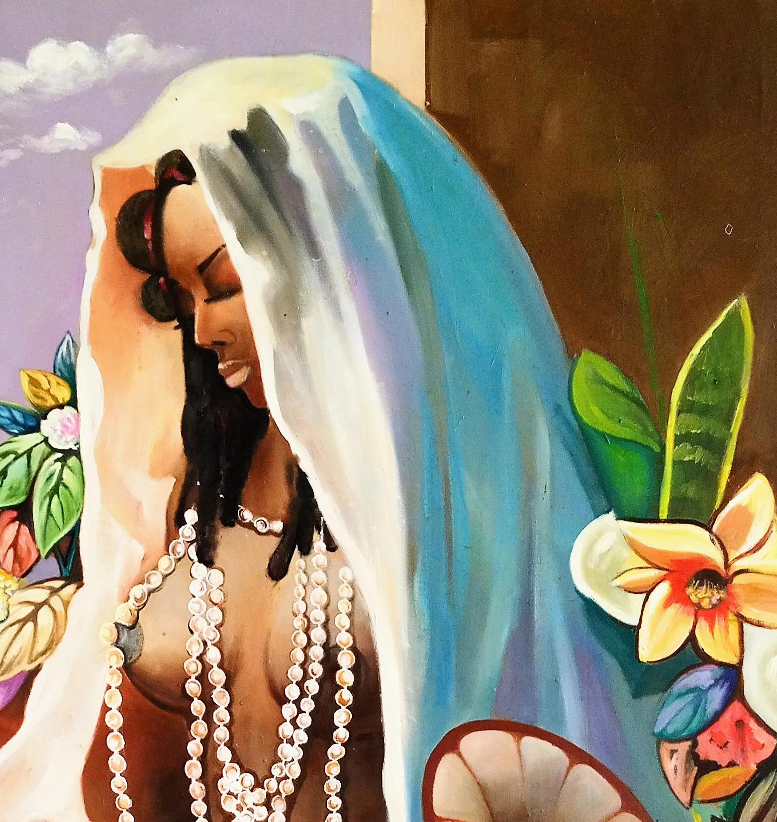 Lettera a Oliver - Painting Espressionista di Obiora Anamaleze