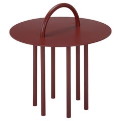 Obiquo Red Low Side Table By Nasilowska-Russo