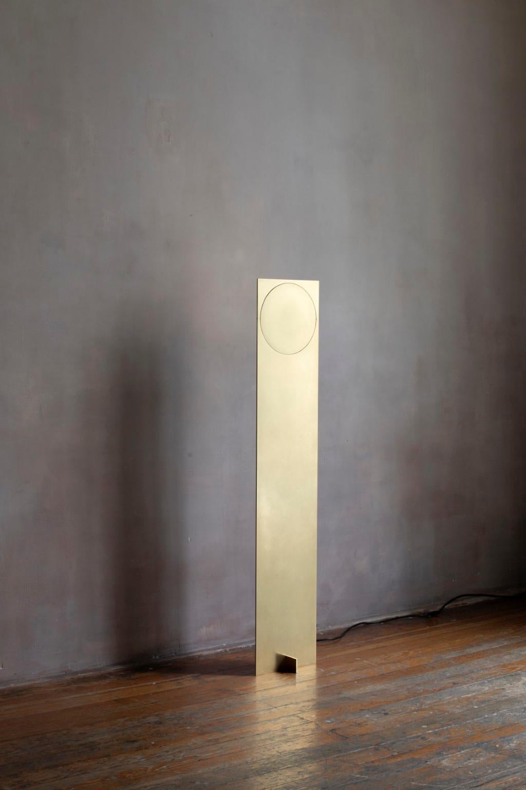  OBJ-01 Brass Floor Lamp by Manu Bano For Sale 6