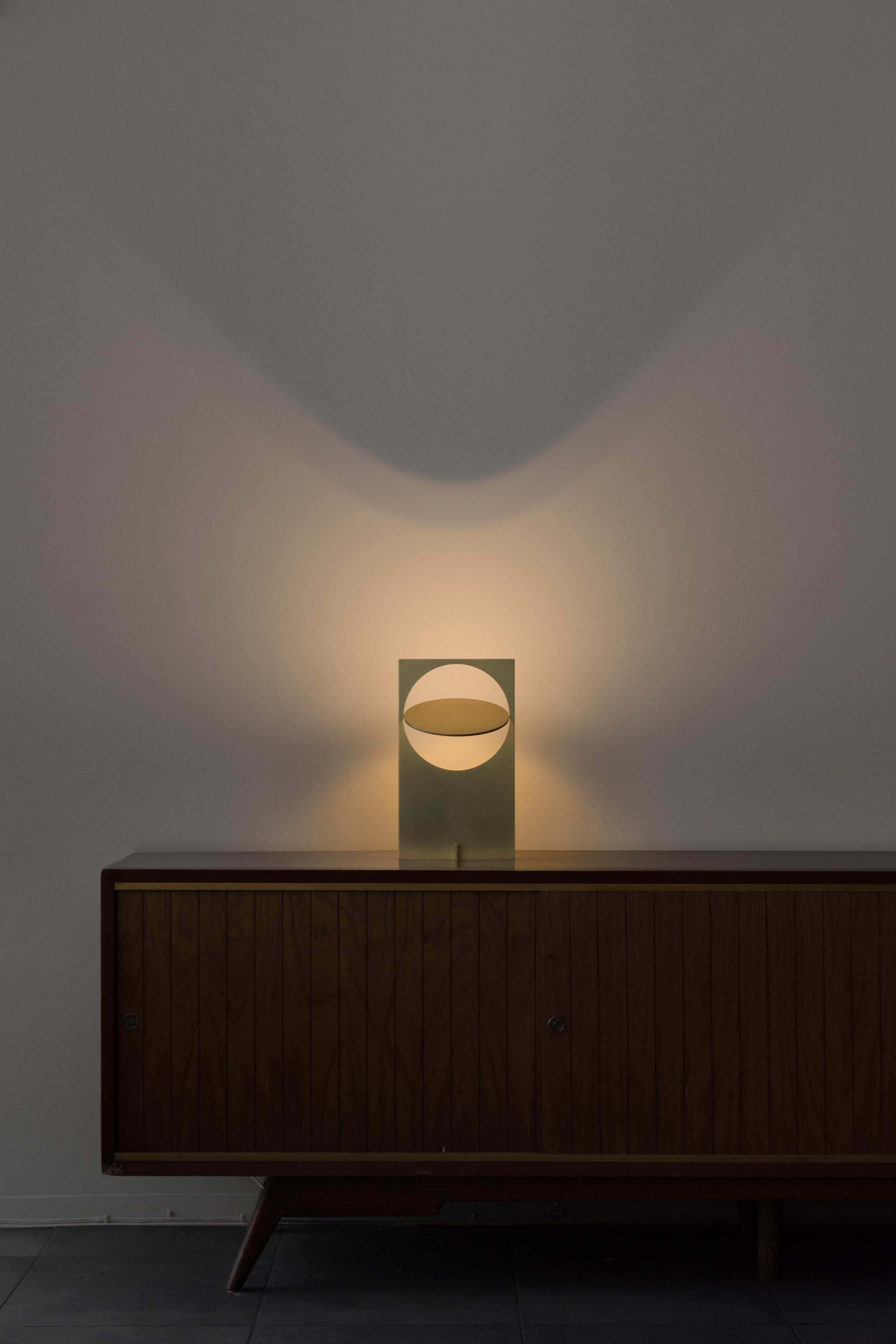 Mexican OBJ-01 Brass Table Lamp by Manu Bano