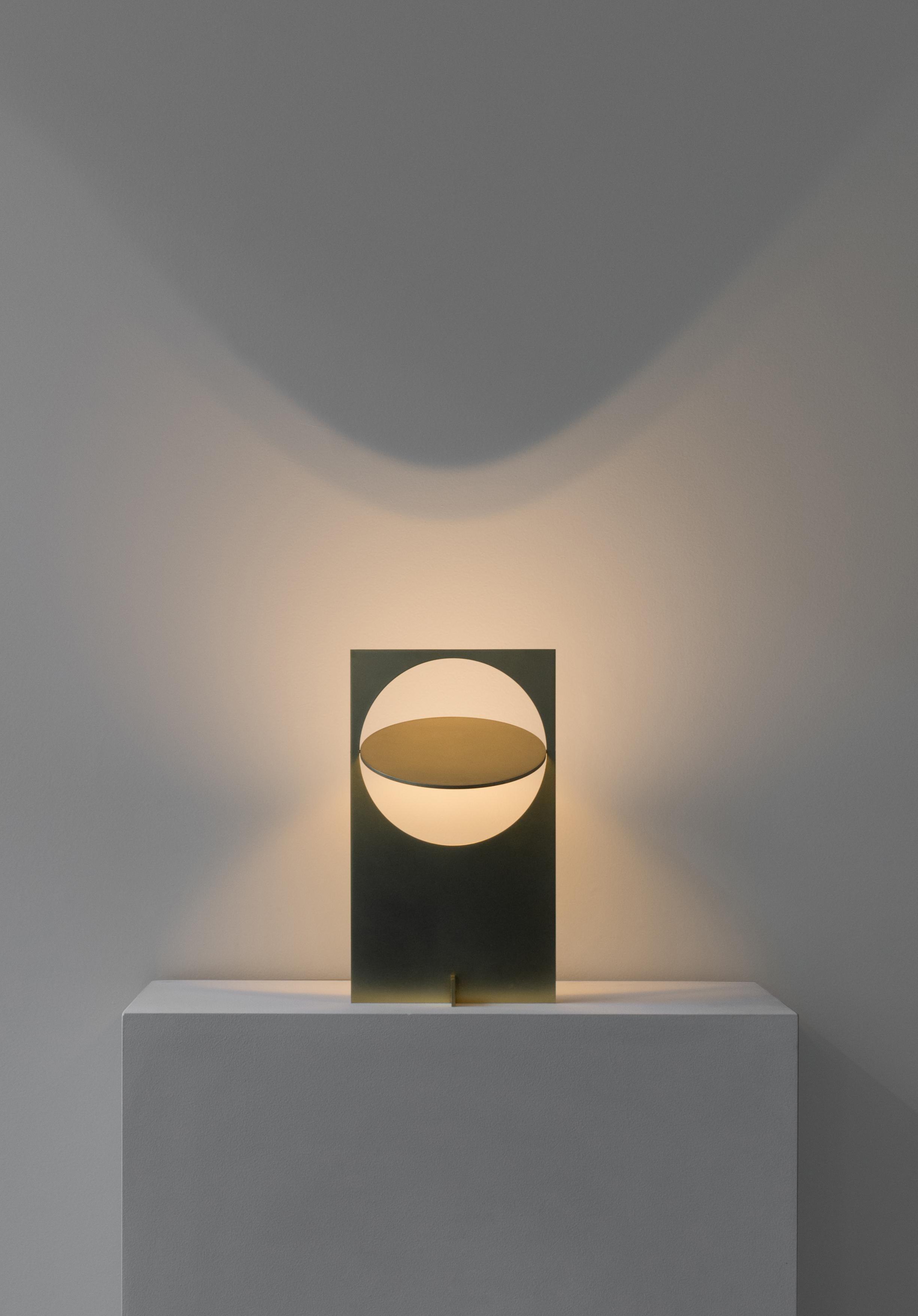 OBJ-01 Brass Table Lamp by Manu Bano In New Condition In Geneve, CH