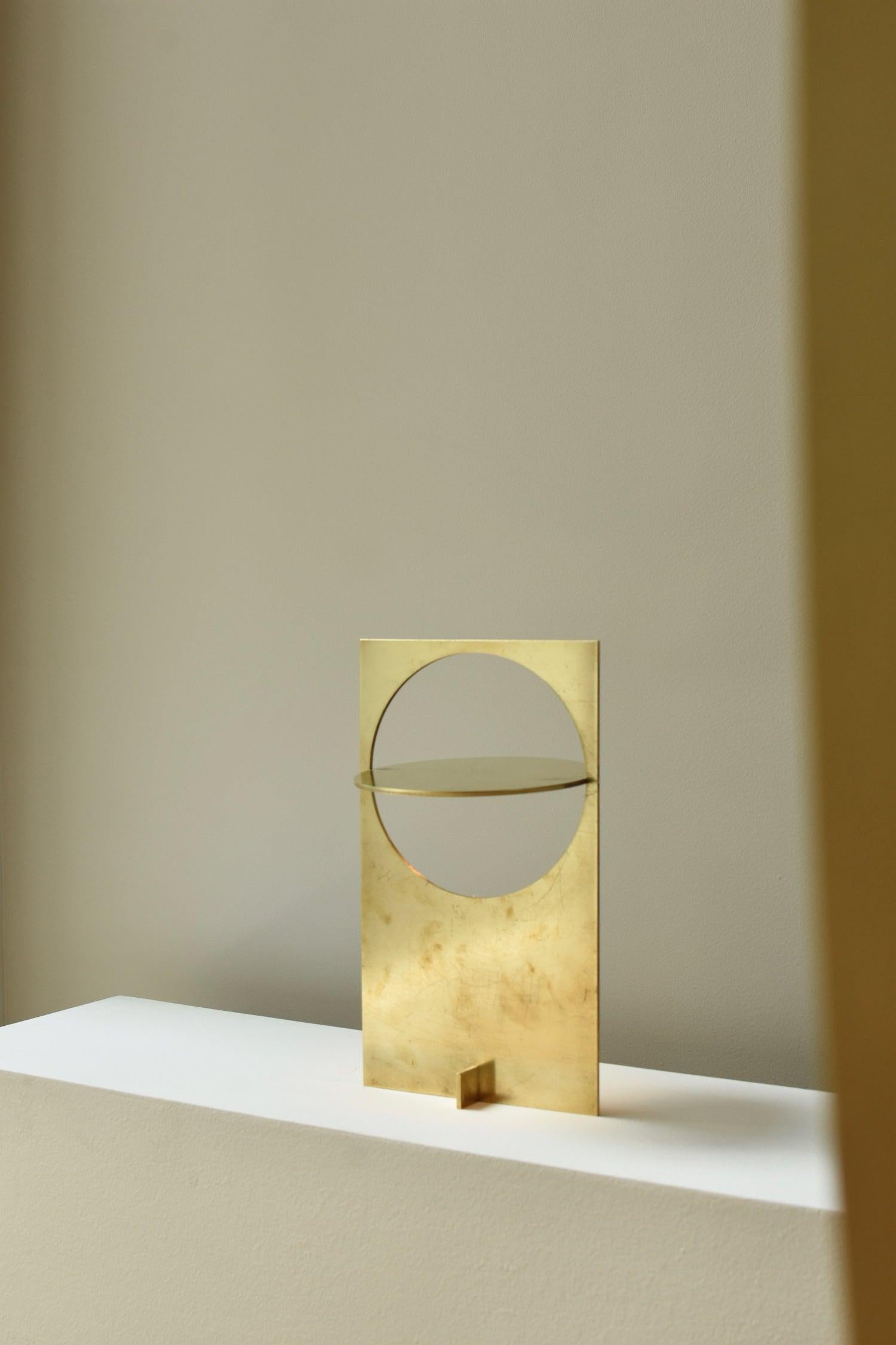 Contemporary OBJ-01 Brass Table Lamp by Manu Bano