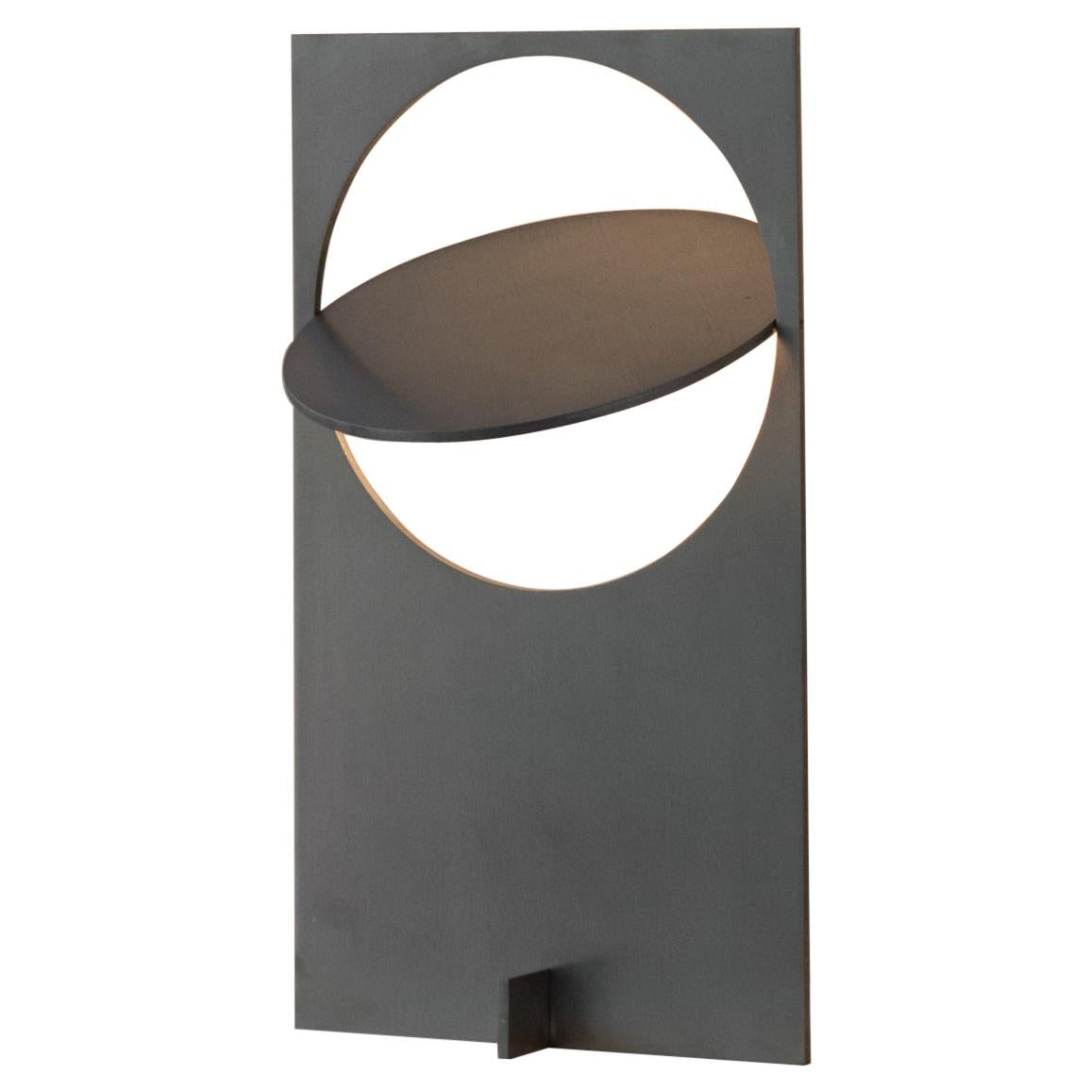 OBJ-01 Stainless Steel Table Lamp by Manu Bano For Sale