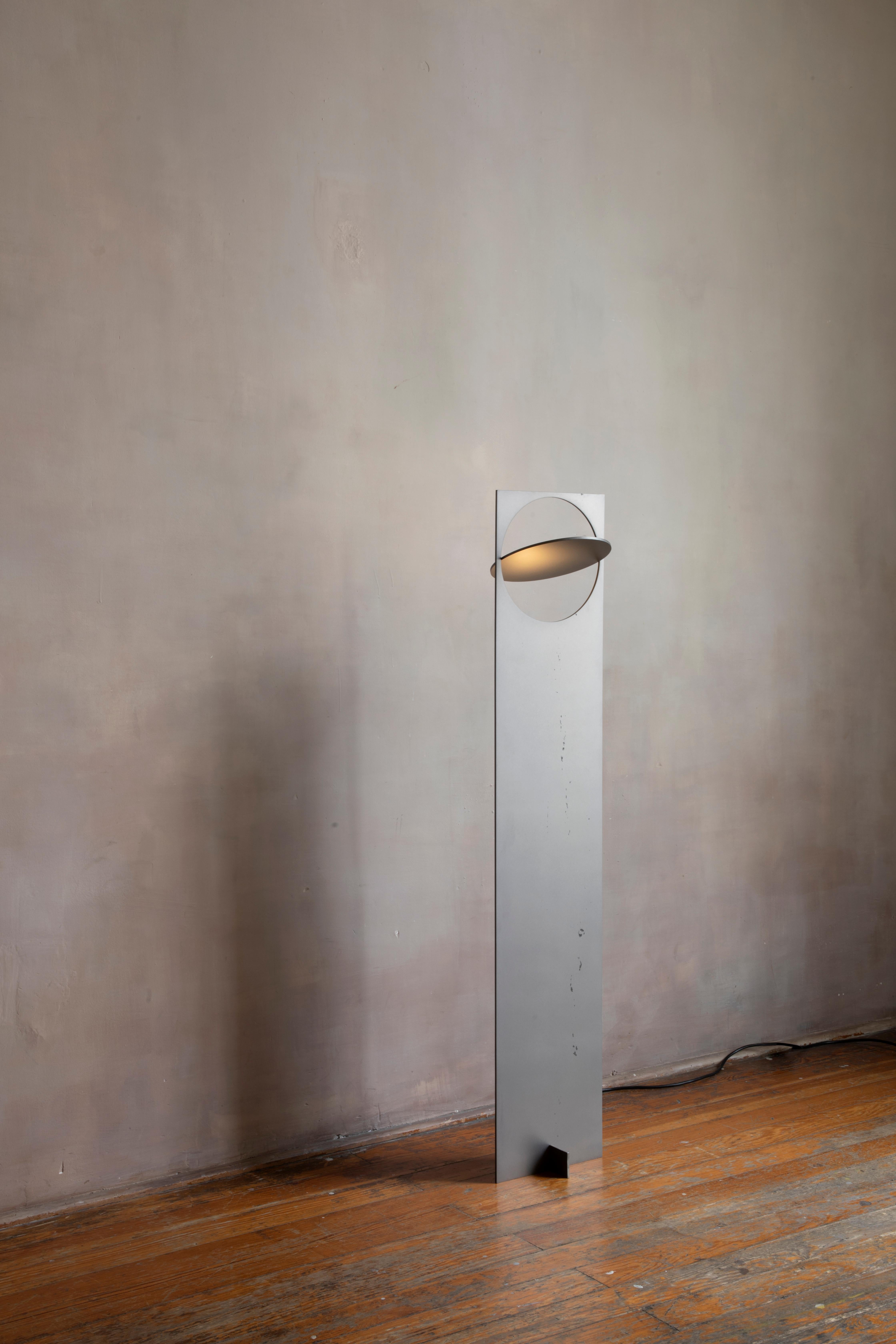 Contemporary OBJ-01 Steel Floor Lamp by Manu Bano