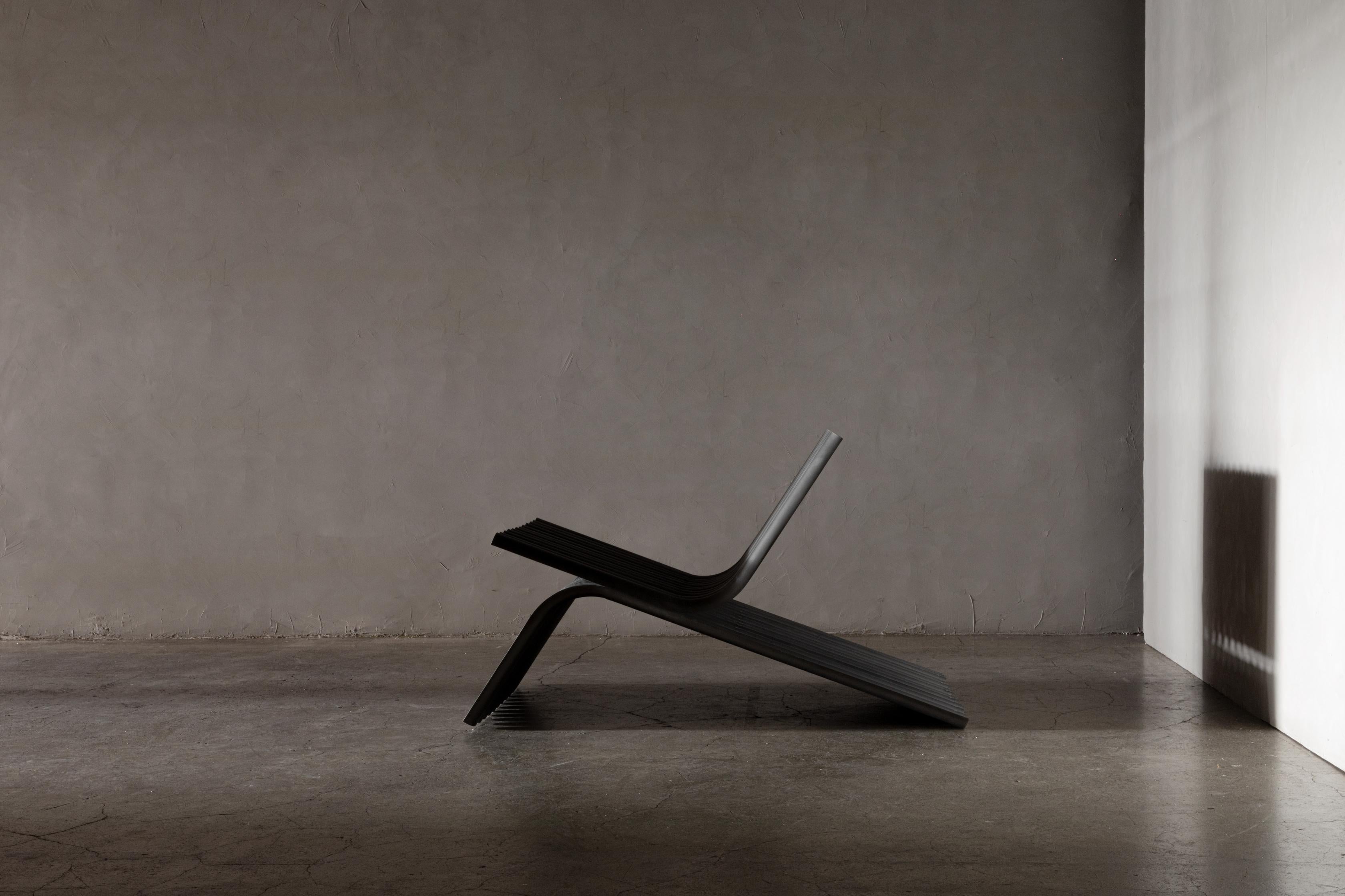 OBJ-02 Steel Lounge Chair by Manu Bano In New Condition For Sale In Geneve, CH