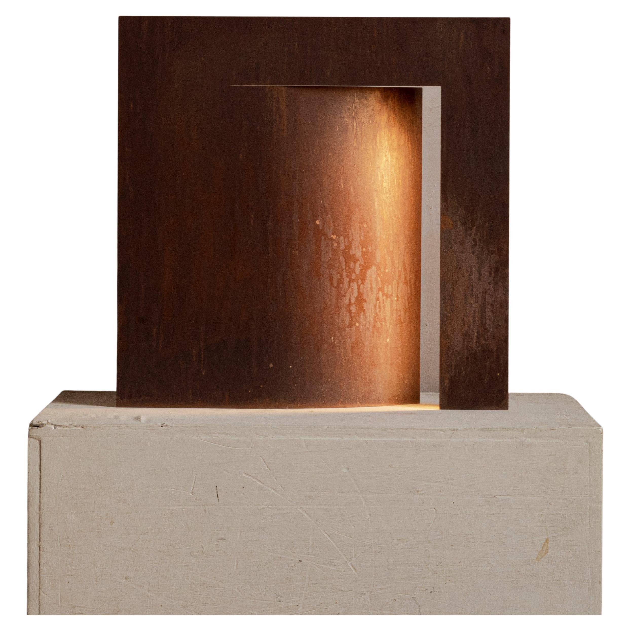 OBJ-03 Steel Table Lamp by Manu Bano