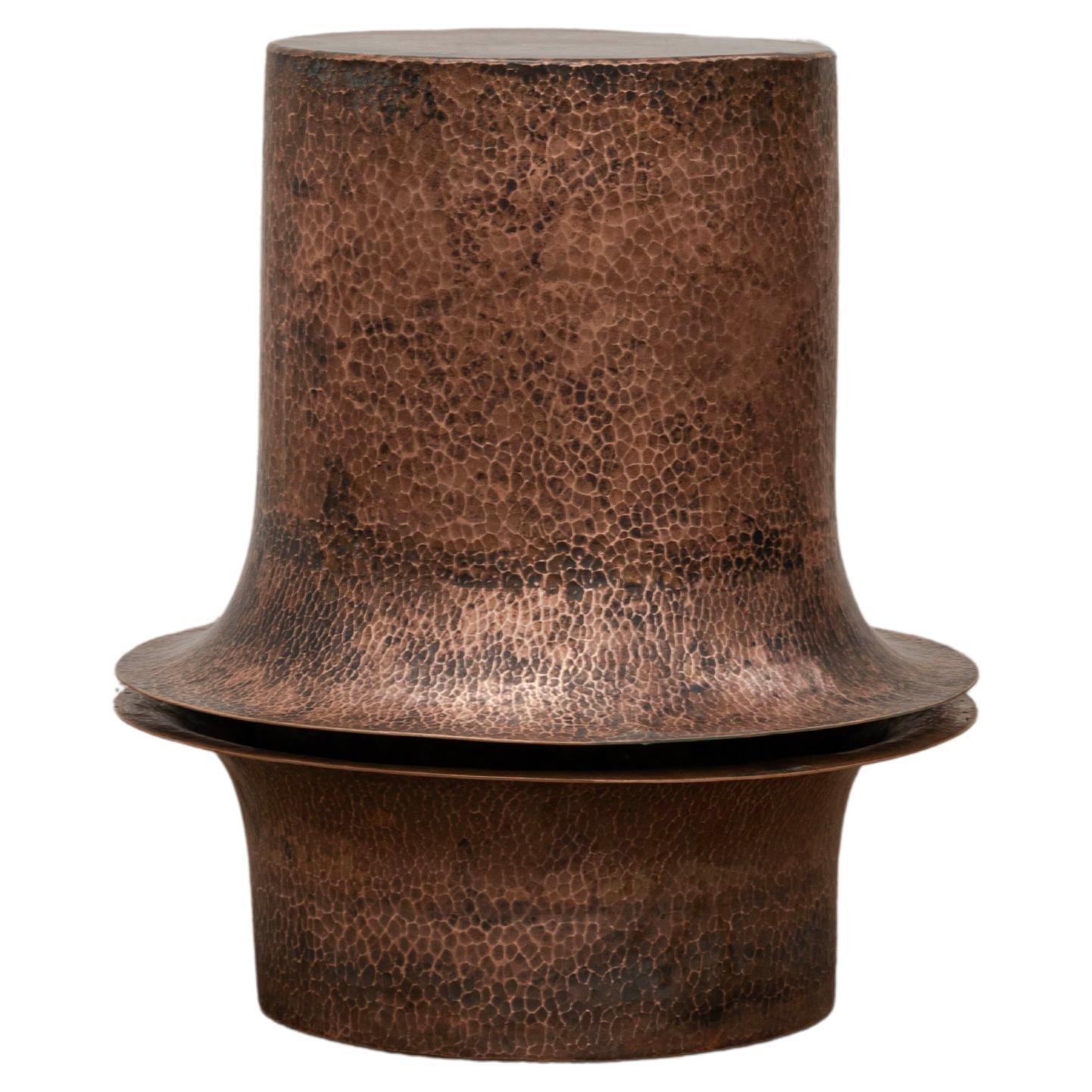 OBJ-06 A Copper Side Table by Manu Bano
