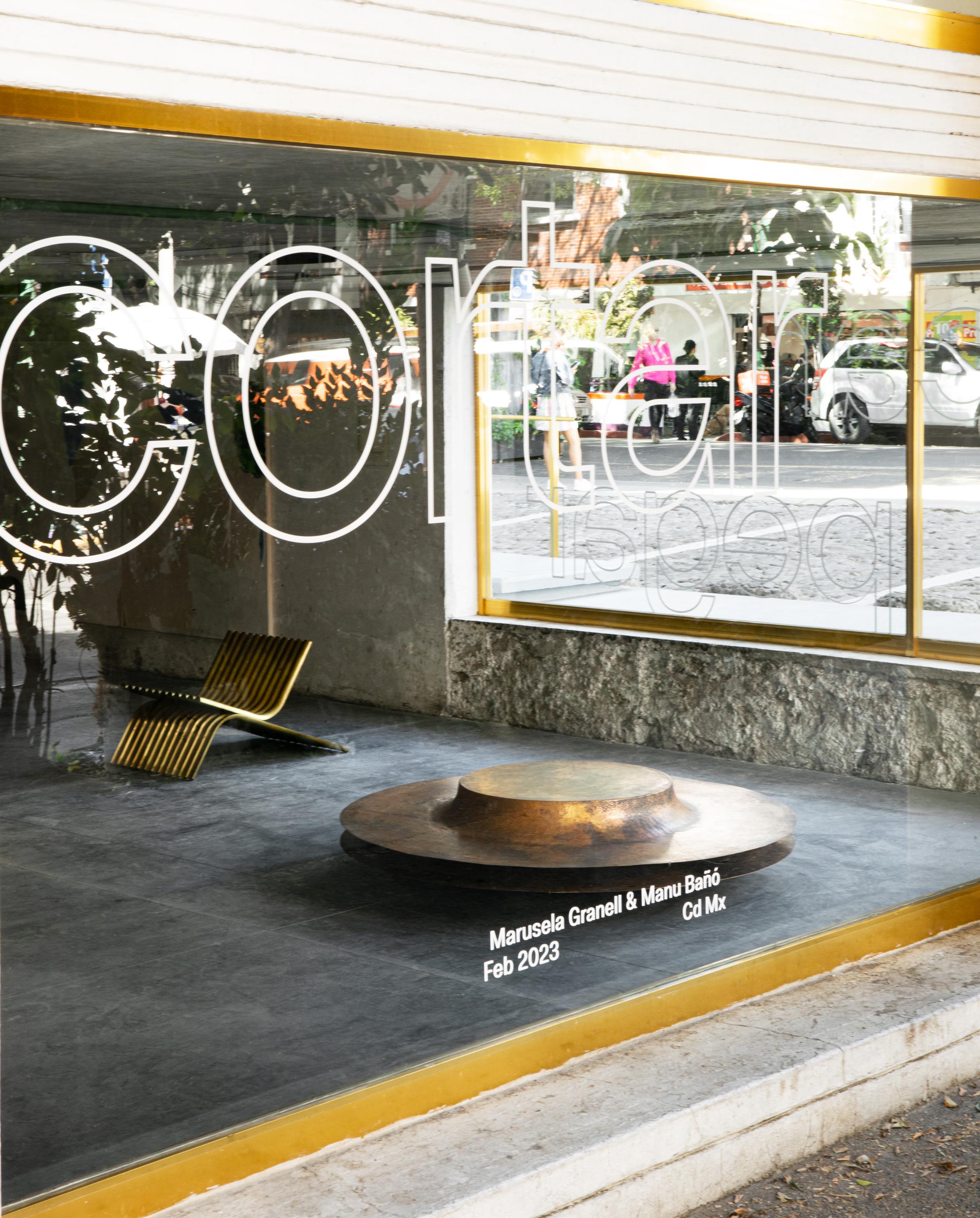 Postmoderne Table basse en cuivre OBJ-06 de Manu Bano en vente