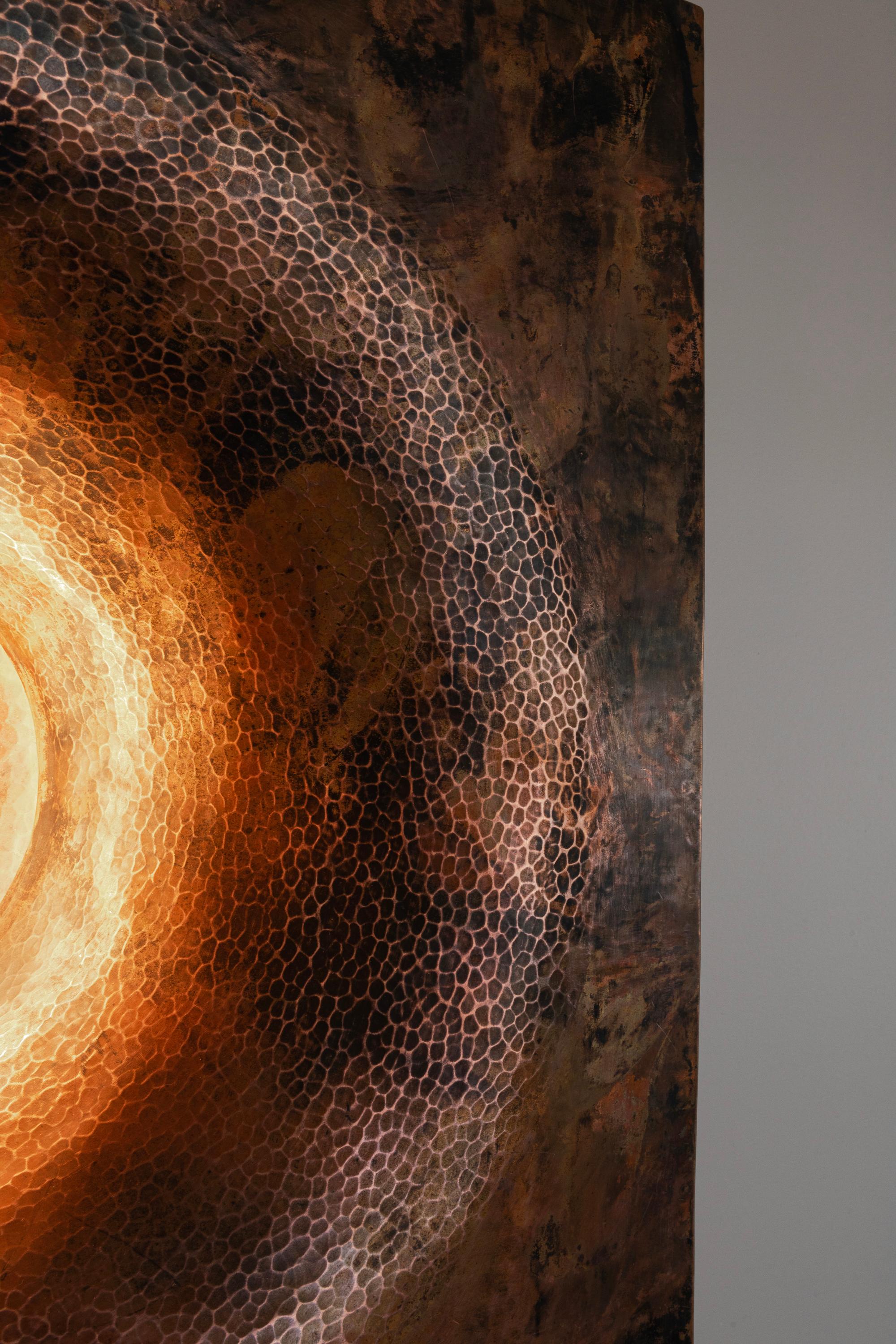 OBJ-07 LÁMPARA DE PARED, 2023 Cobre natural en venta 7