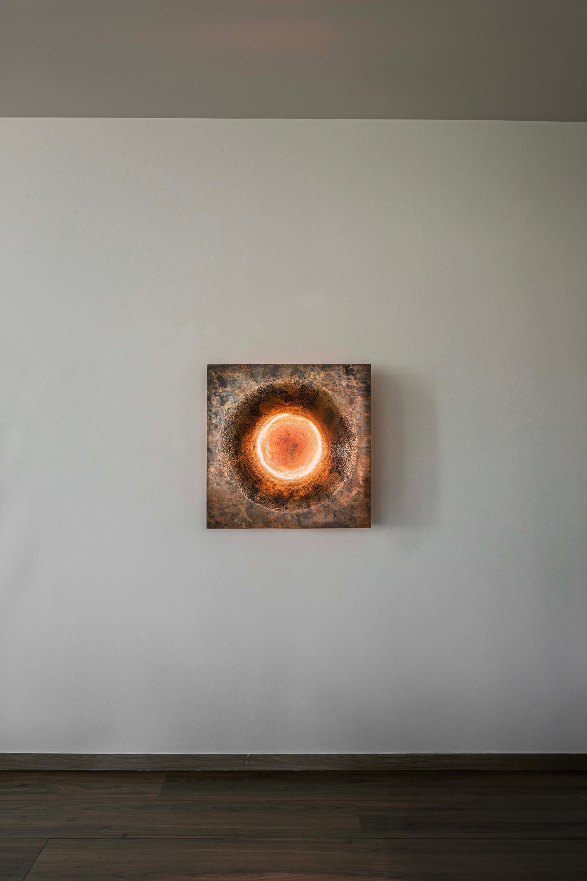 OBJ-07 LÁMPARA DE PARED, 2023 Cobre natural Mexicano en venta