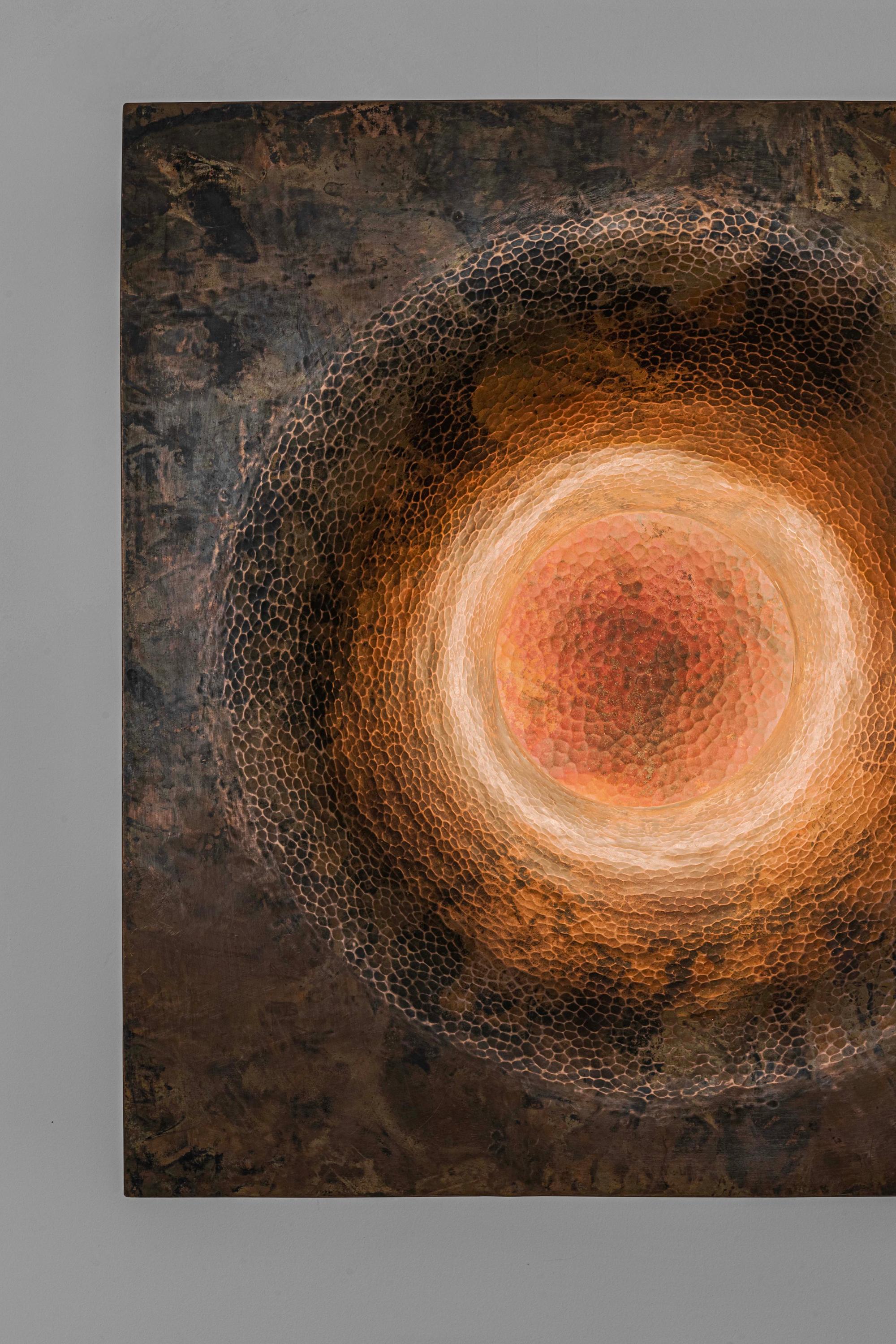 OBJ-07 LÁMPARA DE PARED, 2023 Cobre natural Martillado en venta