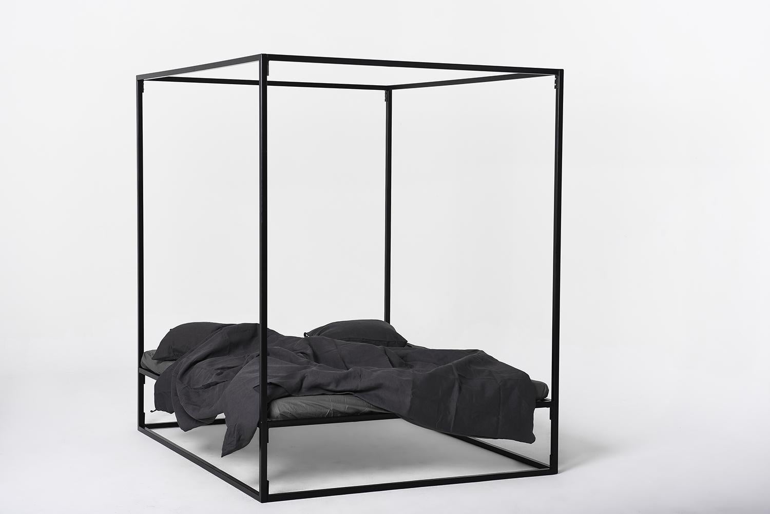 Object 005 the bed by NG Design
Dimensions: D167 x W208 x H210 cm
Materials: powder coated steel.

Also available: all of objects available in different materials and colors on demand. 

The 
