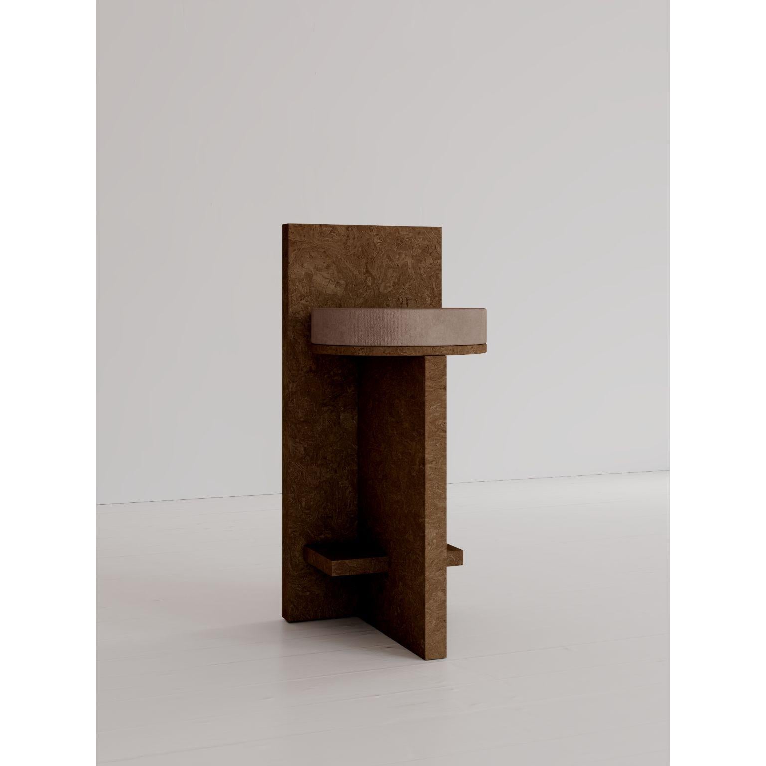 Post-Modern Object 02 Marron Seating by Volta For Sale