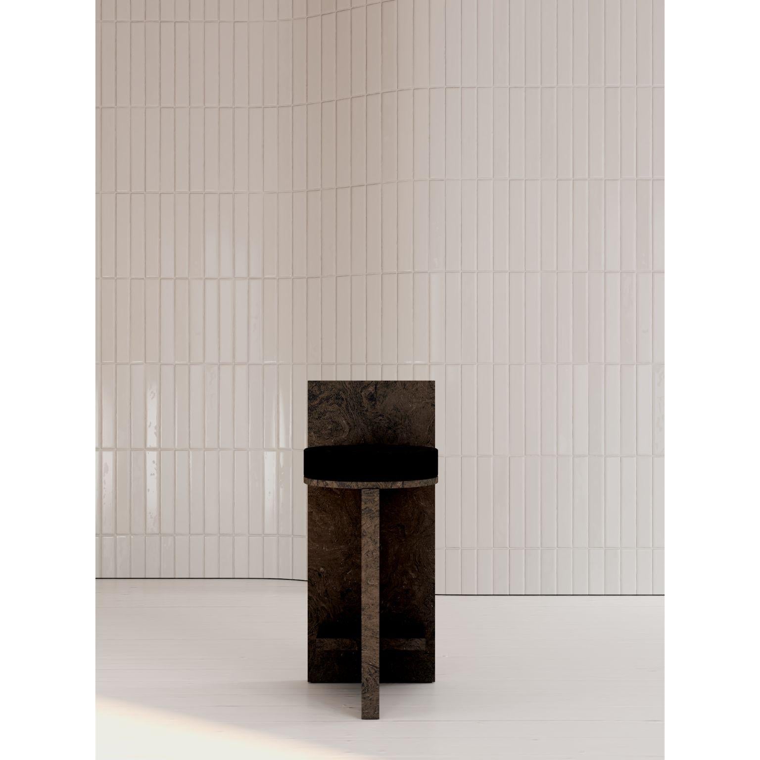 French Object 02 Noir Seating by Volta For Sale