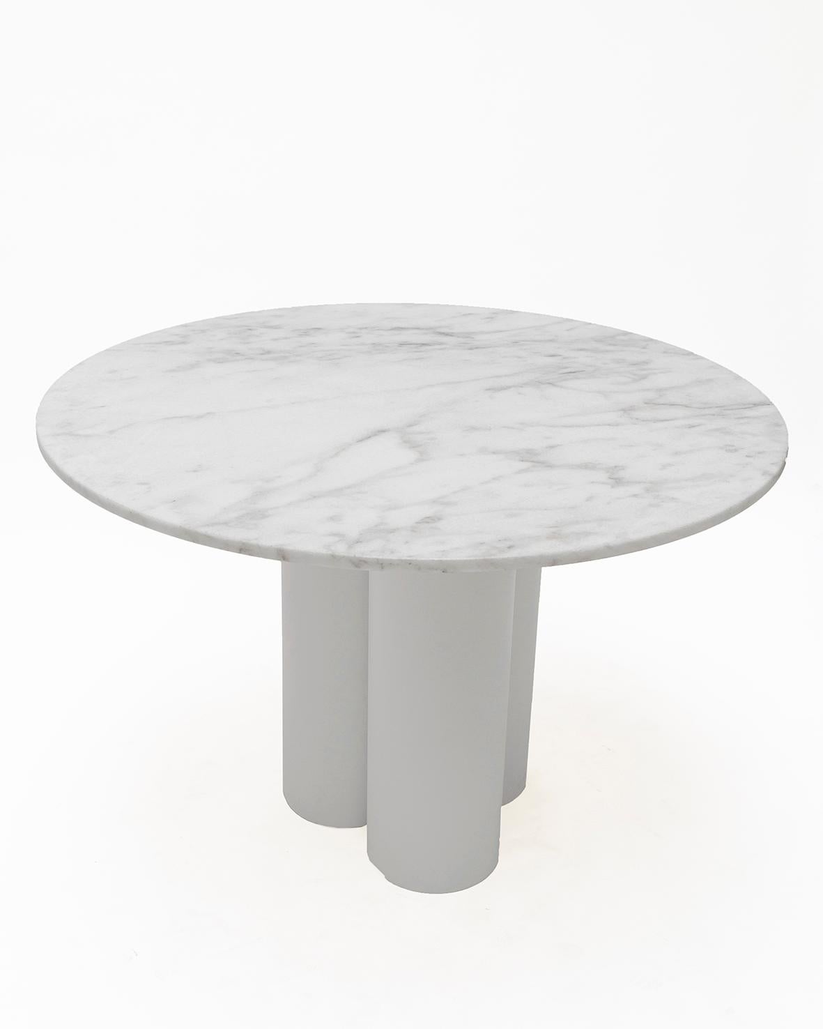 Post-Modern Object 035 Marble Round Table by NG Design For Sale