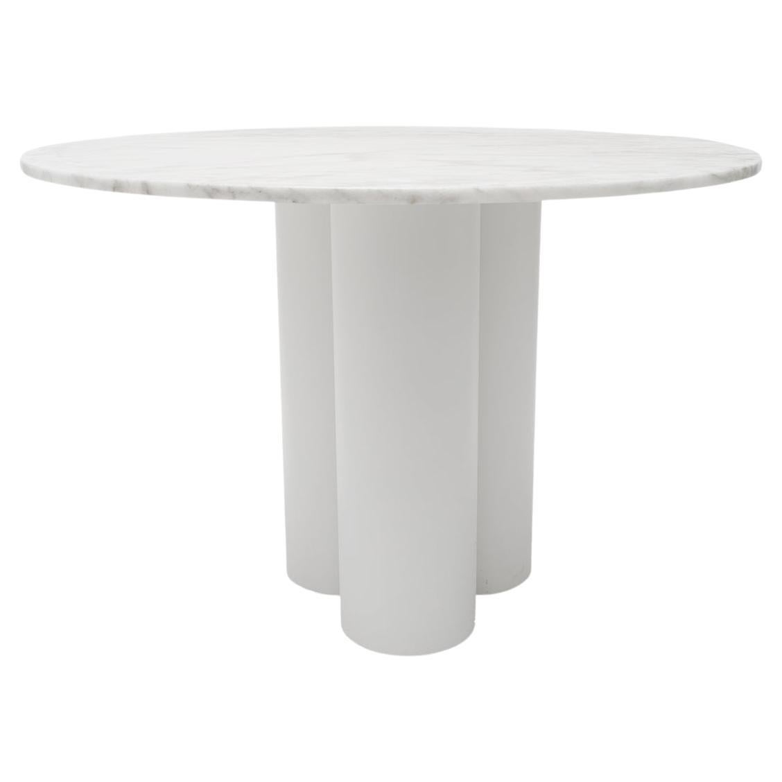 Object 035 Marble Round Table by NG Design For Sale